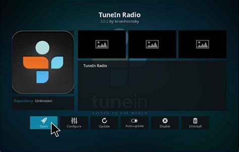 kodi radio addon